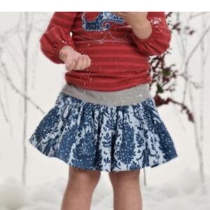 Persnickety Blue Dolly Skirt